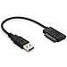 BSHTU USB 3.0 to 7+6 13Pin Slimline SATA Cable Adapter for Laptop CD DVD ROM Optical Drive