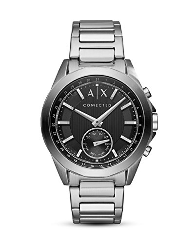 Armani Exchange Reloj Analógico para Hombre de Cuarzo con Correa en Acero Inoxidable AXT1006