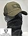 Active Duty Gear Condor Flex Mesh Cap (OD Green) + PVC Flag & Warrior Patch, Highly Breathable Fitted Tactical Operator Hat (S/M)