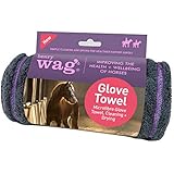 Henry Wag Equine Glove Towel - Soft & Highly Absorbent Microfibre, Muddy Pet Accessories, Quick Drying - Designed for Horses - (100cm x 22cm)