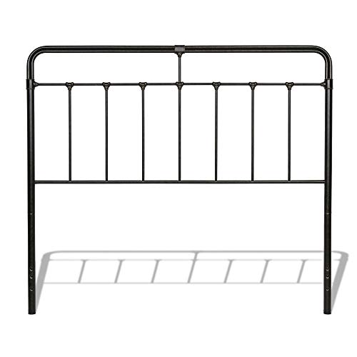 Leggett & Platt Fairfield Complete Metal Bed and Steel Support Frame with Spindles and Intricate Castings, Dark Roast Finish, Queen - Thumbnail 7