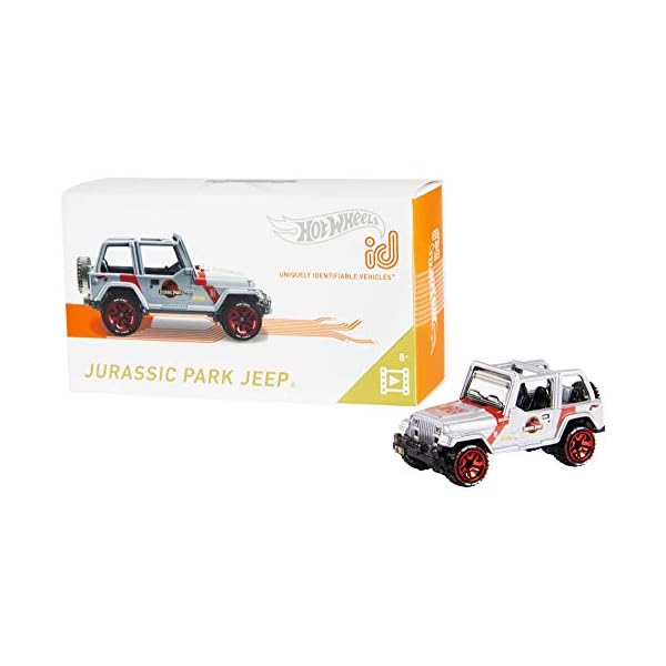 Hot Wheels FXB42 iD Die-Cast 1:64 Jurassic Park Jeep