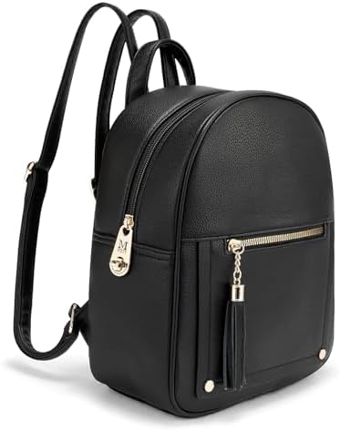 NWT Calvin Klein Estelle Novelty Backpack Black Pebbled Faux Leather Logo Straps NWT Calvin Klein Estelle Novelty Backpack Black Pebbled Faux  main image 4