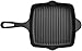 AmazonBasics Pre-Seasoned Cast Iron Square Grill Pan - 10.25-Inch