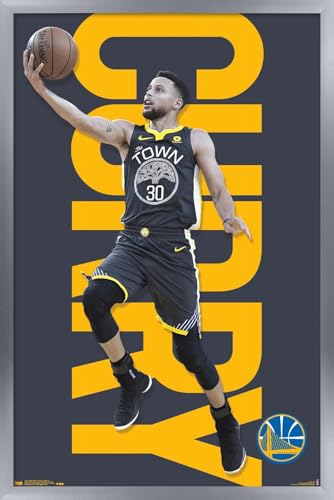 Trends International NBA Golden State Warriors - Stephen Curry 18 Wall Poster,…