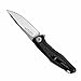 Kershaw Atmos Folding Pocketknife (4037); 3-in. 8Cr13MoV Stainless Steel Drop Point Blade; Black G10 Handle with Carbon Fiber; Inset Liner Lock; KVT Manual Open; Reversible Deep-Carry Pocketclip; 1 oz