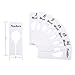 Caydo 8 Pieces Clothing Size Dividers Rectangular Hangers Closet Dividers