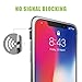 iPhone X Case, iPhone Xs Case, ZHIKE Magnetic Adsorption Case Metal Frame Tempered Glass Back with Built-in Magnet Cover [Support Wireless Charging] for Apple iPhone 10/X/XS (Clear White)