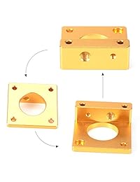 Kamo All Metal Mano derecha MK8 Extrusora Marco de aluminio bloque DIY Kit para impresora 3d Reprap i3