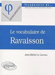 Le  vocabulaire de Ravaisson