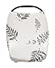 Hny Baby Car Seat Covers For Babies 4 in 1 Multi Use As Nursing Highchair Shopping Cart (Ferns)