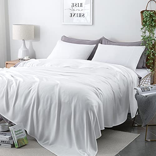 LUXEAR Cooling Bed Blanket, 100 Natural Bamboo Blanket for All Seasons