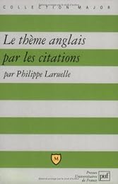 Le  thème anglais par les citations