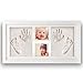 Premium Newborn Baby Hand Print and Footprint Photo Frame Kit - Cool & Unique Baby Shower Gifts for Registry, Memorable Keepsakes Decorations, Christening Gift, Toddlers Birthday Presents