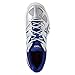 ASICS Women's Gel Tactic Volleyball Shoe, Silver/Royal/White, 8 M US