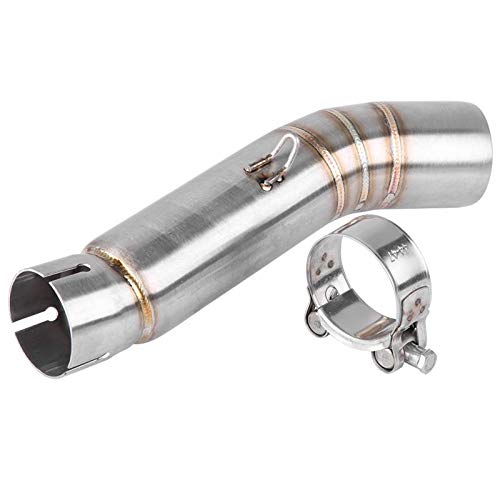 NIKOVAS Motorcycle Exhaust Middle Pipe Link Connect for Honda CBR500R CB500X CBR400R CB400X Exhaust 