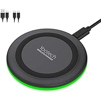 Yootech Wireless Charger,Qi-Certified 10W Max Fast Wireless Charging Pad Compatible with iPhone 11/11 Pro/11 Pro Max/XS MAX/XR/XS/X/8, Samsung Galaxy Note 10/S10/S9/S8, AirPods Pro(No AC Adapter)