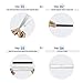 USB Rechargeable Closet Lights Motion Sensor 10 LED Portable Wireless Light Bar Cabinet Kitchen Wardrobe Night Light with Magnetic Strip Stick-on Anywhere ( Pack of 3)