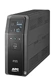 APC Sine Wave UPS, 1350VA UPS Battery Backup & Surge Protector, Back-UPS Pro Uninterruptible Power Supply (BR1350MS)