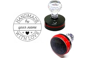 Customized DIY Pre Ink Customized Self-inking Stamp Rubber Round for Return Address Labels Signature Stamp Postage Stamps Clo