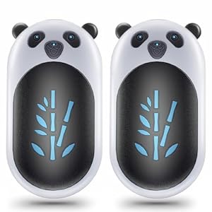 充電式カイロ 3秒急速発熱 3階段温度調節 電気カイロ 大容量 6000mAh 14時間連続発熱可能 (White)