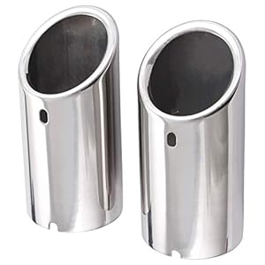 Homyl Paar Auto RVS uitlaatklep eindpijp uitlaatkap gereedschap set