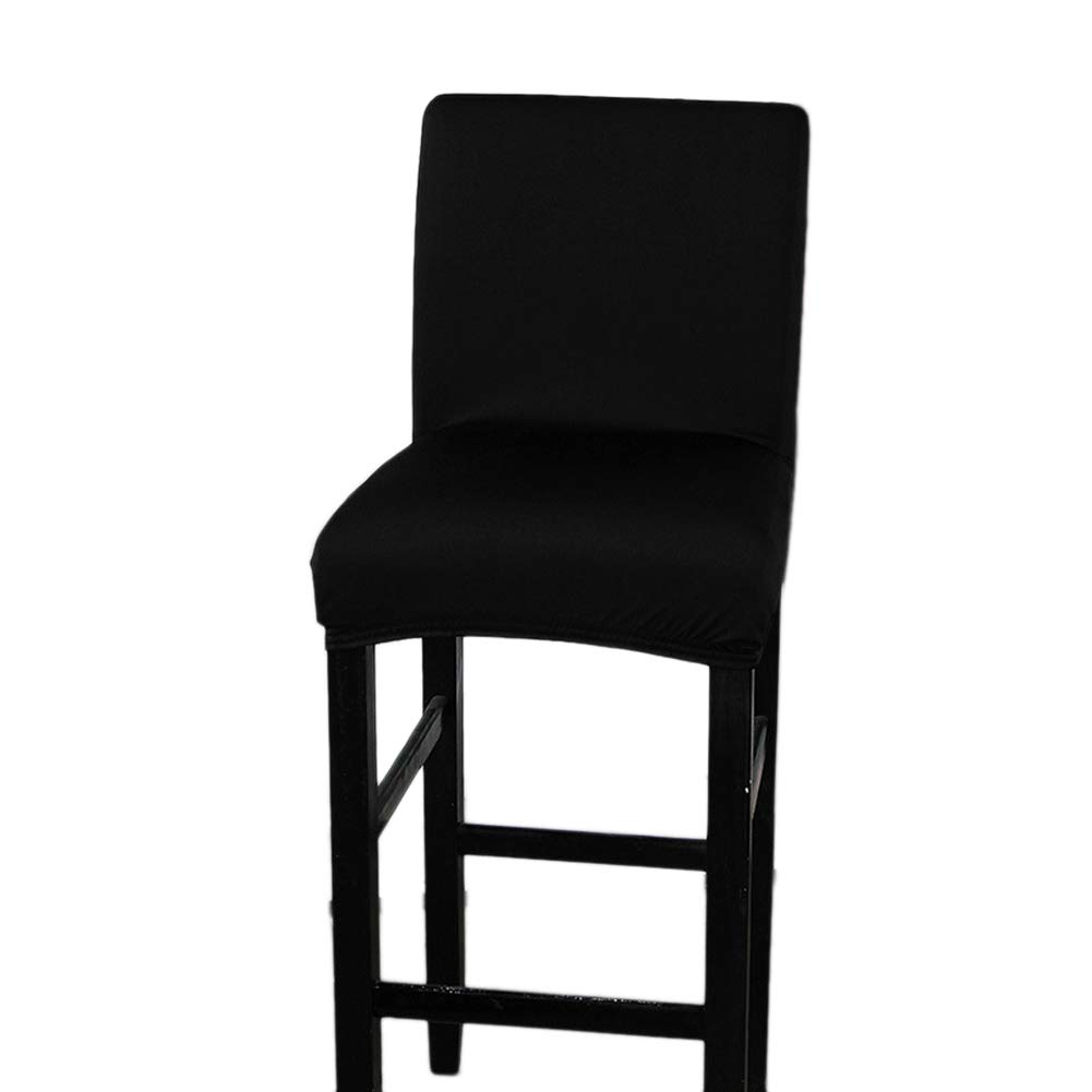 Black LJNGG 2 Pack Chair Cover Slipcover Counter Stool Covers Dining