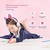Kids-Headphones-Wired-LED-Glowing-Foldable-Adjustable-Over-Ear-Headphones-Safe-85dB-Volume-Limited-Cat-Ear-Headphones-for-KindleiPadChildrenTeensBoysGirls-Peach-1 esonstyle Kids Headphones, Wired LED Glowing Foldable Adjustable Over-Ear Headphones, Safe 85dB Volume Limited Cat Ear…