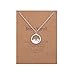 ForeveRing Z Message Card Love Four Leaf Clover Necklace Believe Yourself Pendant Necklace Woman Jewelry