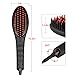 Hair Straightener Brush, LARMHOI Ceramic Hair Straightening with Anti-scald/Auto Shut Off/Digital Controls, Electrical Heated Hair Straightening Brush for Women Home Travel Frizz Wave Hair