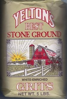 Yelton's Best Stone Ground White Grits - 5 lb Pack of 2