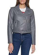 Levi's Women's Faux Leather Belted Motorcycle Jacket (Standard and Plus Sizes)