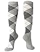 OSABASA Womens Argyle Pattern Knee High Socks 3Pairs 1 Set Pack with Multi Colors SET1 Asia M (KWMS073)