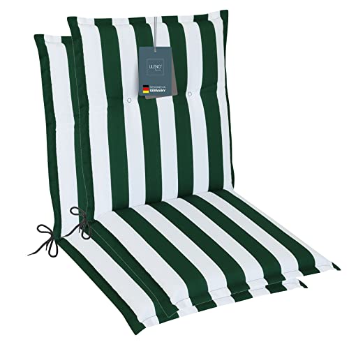 LILENO HOME Gartenstuhl Auflagen als [2er Set - Niedriglehner] in