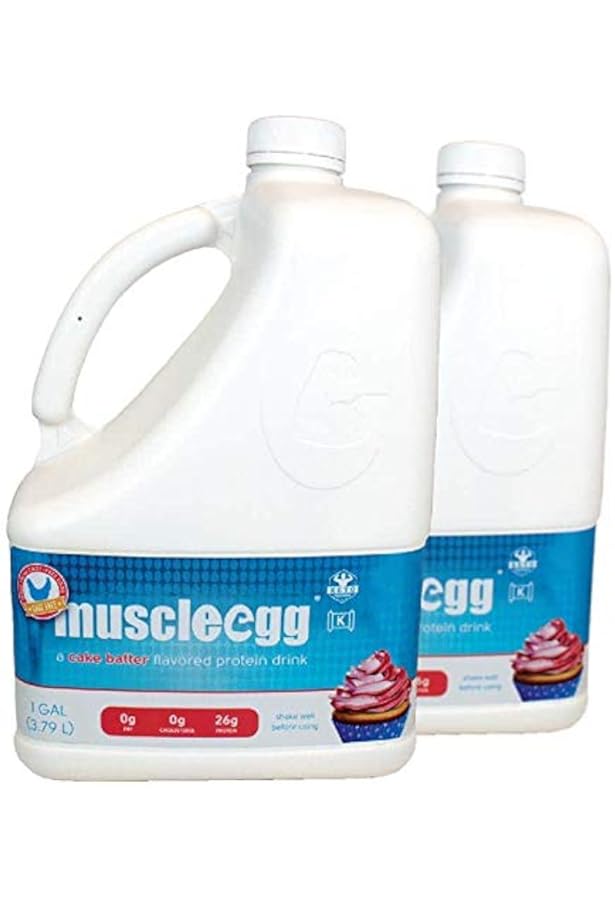 2 Gallons Cake Batter MuscleEgg Liquid Egg ... - Amazon.com
