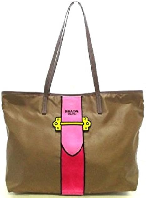 khaki prada bag