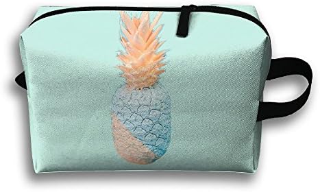 Toiletry Bag Pinapple Printed Travel Cosmetics Bag Waterproof Organizer For Travel Accessories Toiletry Kit For Men And Women