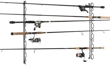 Amazon Com Organized Fishing 9 Capacity Wire Horizontal Ceiling