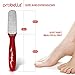 Probelle 2 Sided Callus Remover, Hypoallergenic Foot Peel in Foot Spa Quality, Premium Nickel Foot Scrubber and Foot File – Redthumb 2