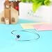 Sterling Silver Double Heart Cuff Bangle Bracelet with Blue Sapphire Flex for Women 7'' (Clearance)