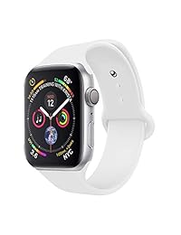 iZonze Correa de silicona compatible con Apple Watch 1.496 in 1.654 in, correa de repuesto para Apple Watch, iWatch Bands, Series 4 3 2 1