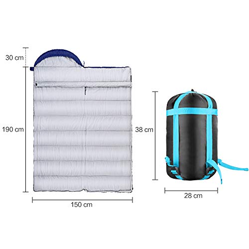 image for Sleeping Bag,ieGeek Ultralight Outdoor Envelope-Shaped Sleeping Bag Po