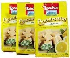 Loaker Quadratini Lemon Bite Size Wafer Cookies Variety, 8.82 Oz (Pack of 3) by Loaker