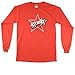 Sex Wax Mens Sex Wax Star Long Sleeve Tee in Red - Large
