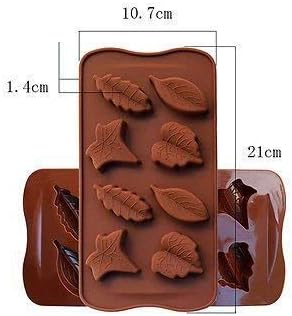 Kosh 3 Leaf Shapes Silicone Cake Decorating Mould Candy Ice Jelly Chocolate Baking Mold