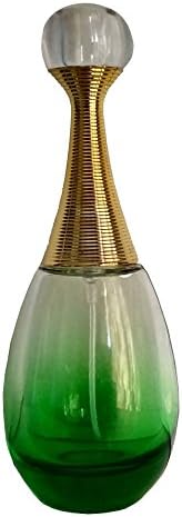 Empty Glass Spray Bottle Beautiful Green For Essential Oil Perfume Attar