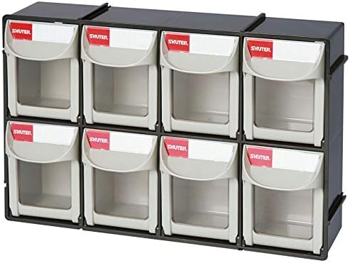 Shuter Organizer 12 Tip Out Bin System With 8 Drawers Stackable