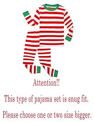 Family Feeling Little Girls Boys Christmas Pajamas