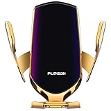 2020 Updated Universal Air Vent Car Cell Phone Holder, Hands-Free One Touch Automatic Clamp Car Phone Mount Cradles for iPhone, Samsung, Google Pixel, Moto, Nokia, and More Smartphone