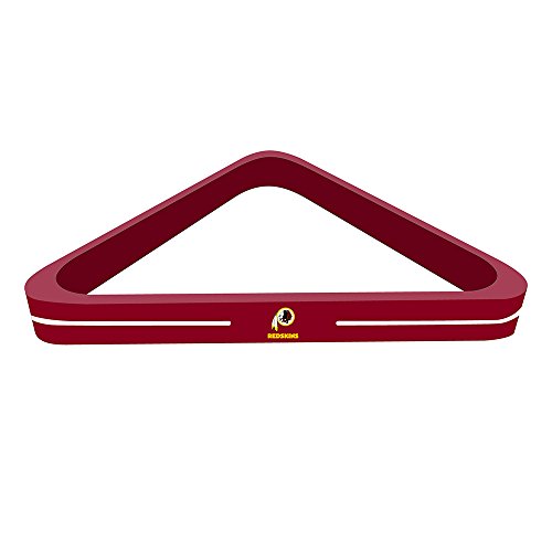 Imperial Officially Licensed NFL Merchandise: Wood Triangle Billiard/Pool Ball Rack, Washington Redskins